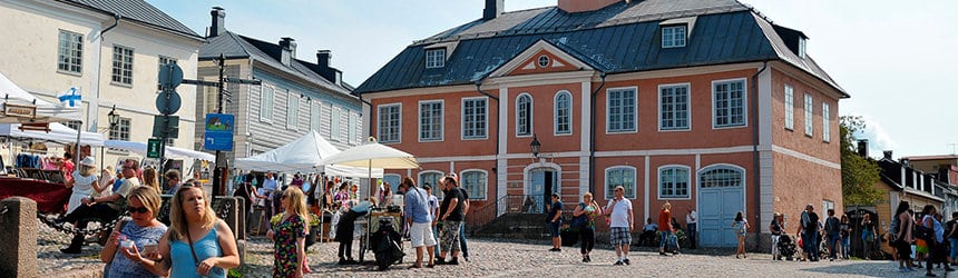 Porvoon vanhakaupunki - Nähtävää, majoitus ja ravintolat